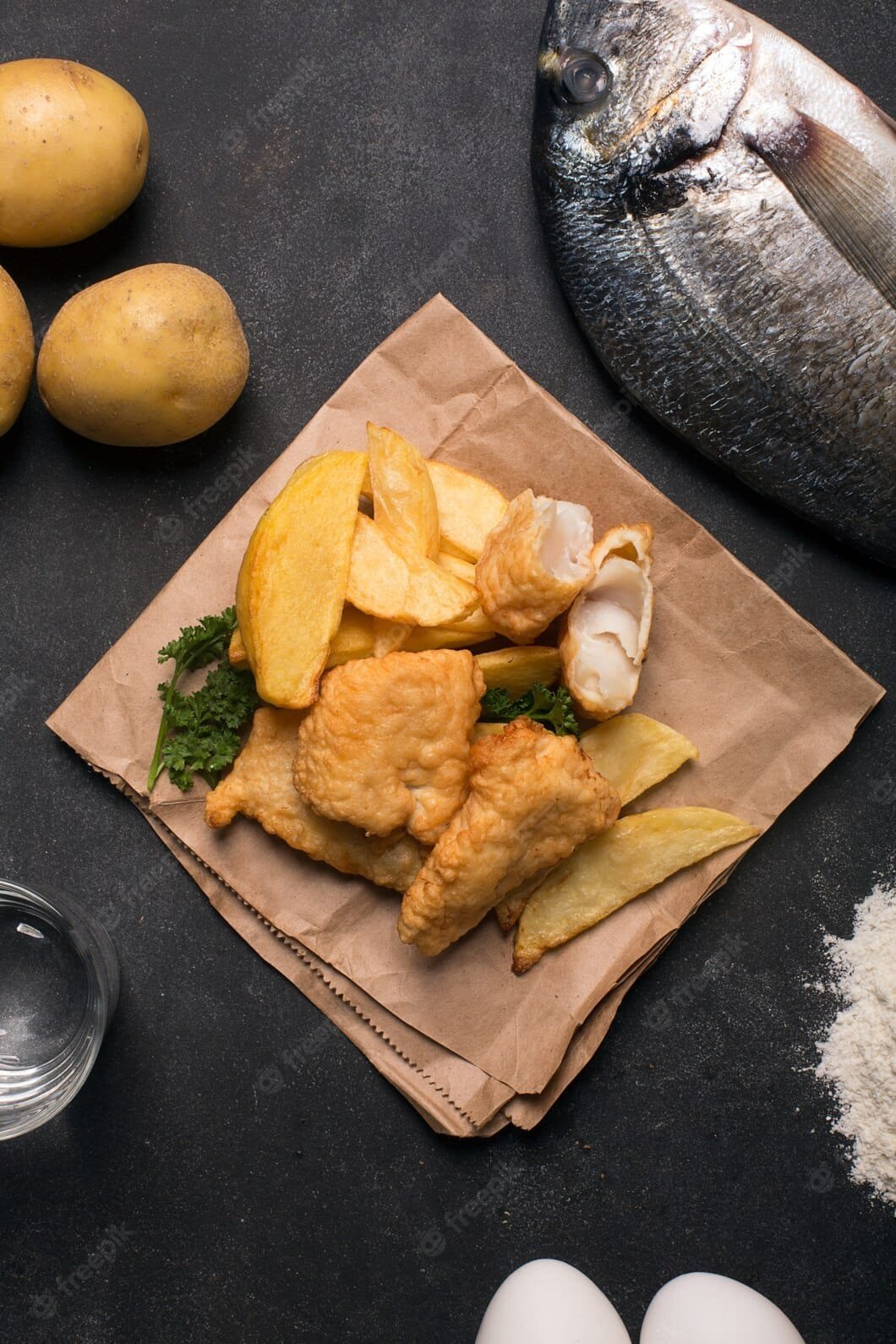 File de peixe frito